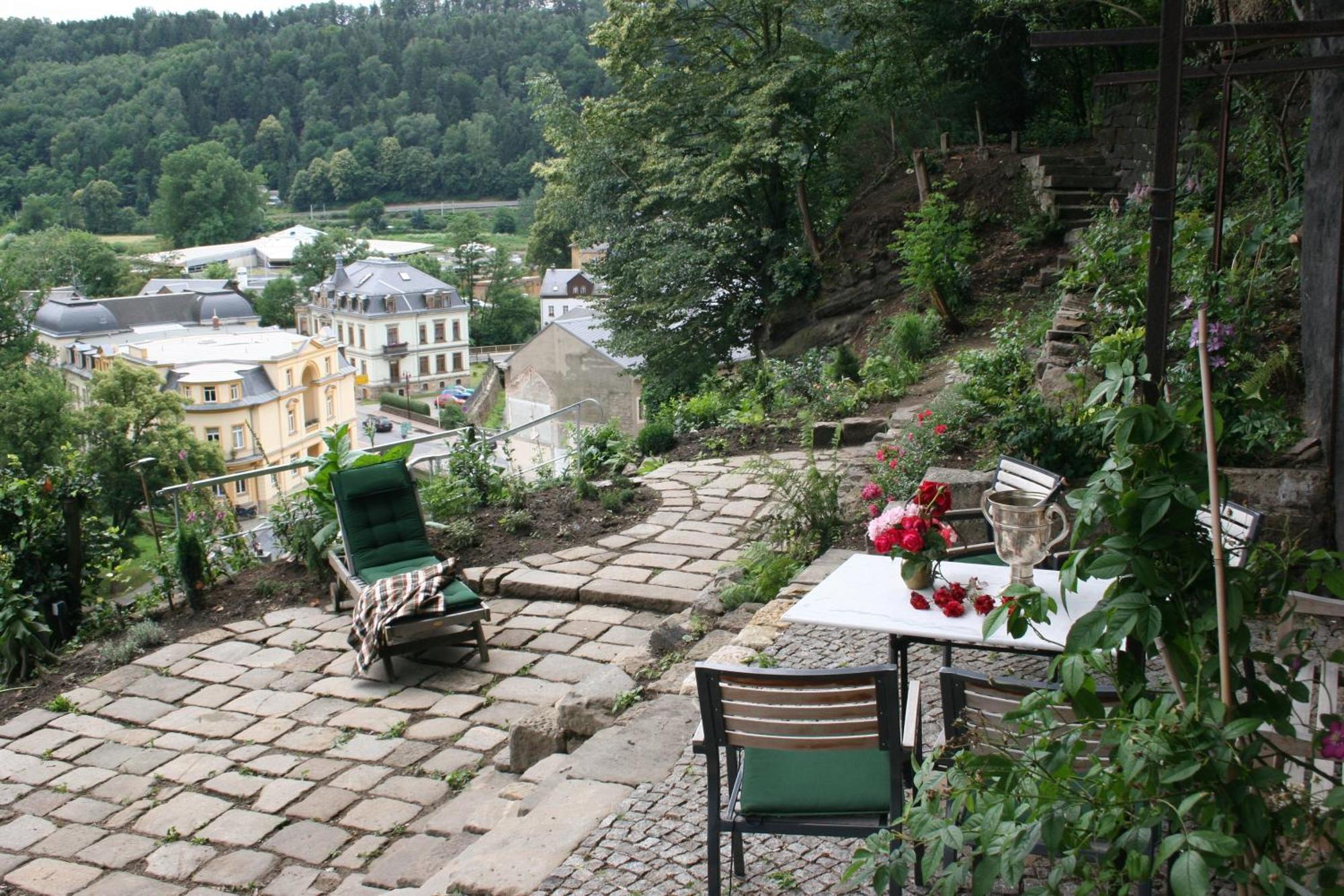 Apartmenthaus Albrechtsburg Bad Schandau Exterior foto